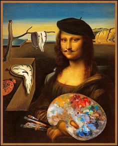 Fun picture of Mona Lisa, visual support of our  fact.