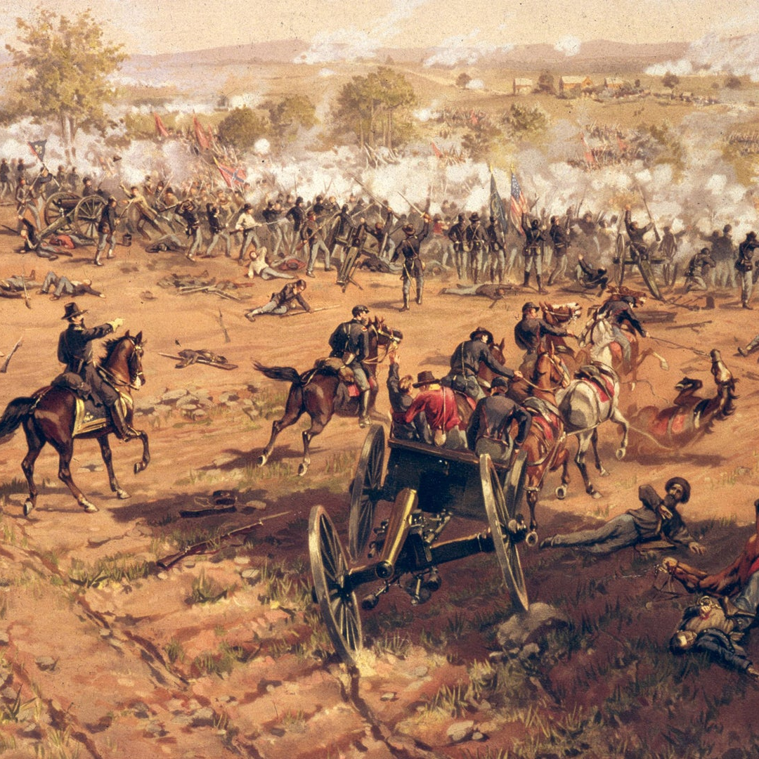 Picture of The Battle of Gettysburg, visual support for our fact